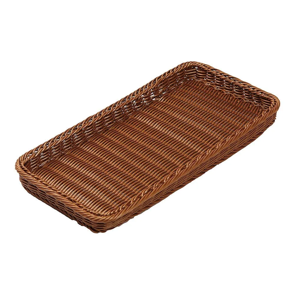 62-6582-31 PP Bakery Basket Thin Type 20 Brown BB-4020-BR