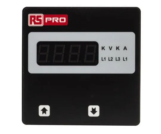 63-7366-18 RS PRO LED Digital Ammeter 4-Digits AC ±0.5% + 1 Digit 0°C to +50°C, 136-5391