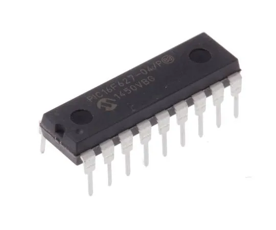 63-7514-70 Microchip PIC16F627-04/P, 8bit PIC Microcontroller, 4MHz, 1024 x 14 words, 128 x 8 words Flash, 18-Pin PDIP PIC16F627-04/P