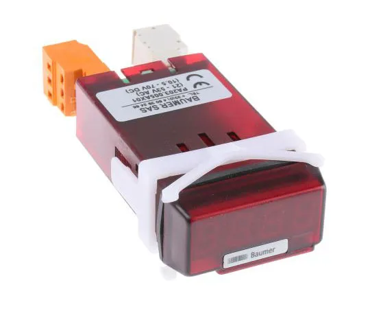 63-7542-34 Baumer PA203.005AX01 , LED Digital Panel Multi-Function Meter for Current, Voltage, 45mm x 22.5mm PA203.005AX01