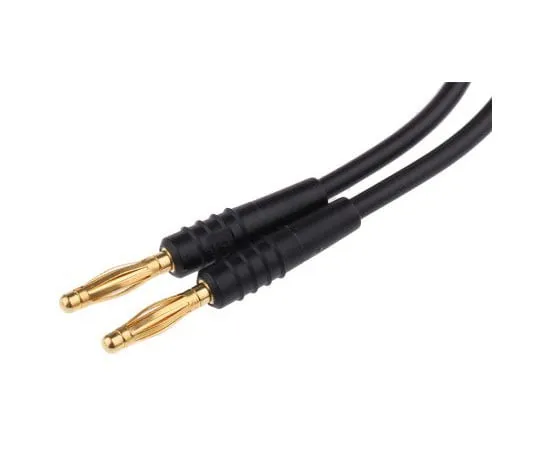 63-7455-71 Multi Contact 2 mm Test lead, 10A, 30 V ac, 60 V dc, Black, 45cm Lead Length 28.0047-045-21
