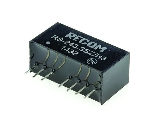 63-7356-59 Recom RS 2W Isolated DC-DC Converter Through Hole, Voltage in 9 → 36 V dc, Voltage out 3.3V dc RS-243.3SZ/H3
