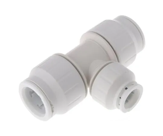63-7539-66 John Guest PEM3022AW Reducer Tee PVC Pipe Fitting, 22mm dia. PEM3022AW