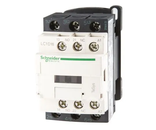 63-7527-57 Schneider Electric 3 Pole Contactor, 18 A, 110 V ac Coil, TeSys D, 3NO, 7.5 kW LC1D18F7