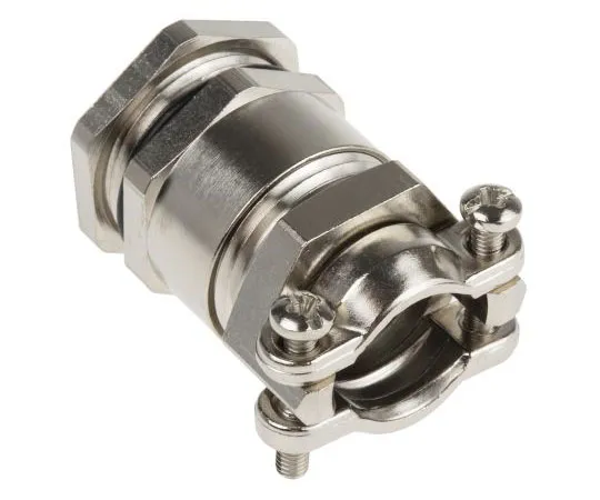 63-7380-25 Lapp Skindicht PG13.5 Cable Gland With Locknut, Nickel Plated Brass, IP55 52004300+52003520