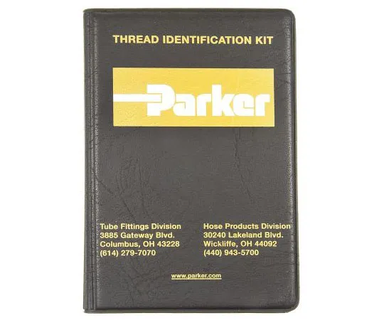 63-7510-13 Parker Hydraulic Thread Identification Kit MIK-1, Caliper Set, Instruction Booklet, Thread Profiles MIK-1