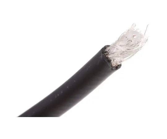 63-7455-27 Bedea Black Unterminated to Unterminated RG223/U Coaxial Cable, 50 Ω 5.38mm OD 50m RG223/U