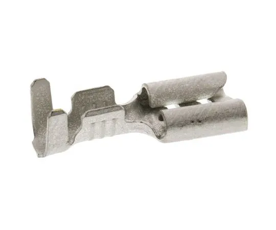 63-7446-63 TE Connectivity FASTON .187 Series Crimp Receptacle, 4.75 x 0.51mm, 0.5mm² to 1.3mm², 20AWG to 16AWG, Tin Plated 42566-2