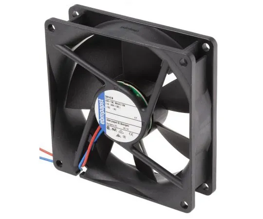 63-7495-88 ebm-papst 3400N Series Axial Fan, 92 x 92 x 25.4mm, 84m³/h, 2.3W, 24 V dc 3414N