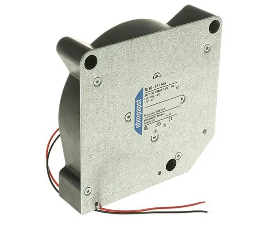 63-7457-24 ebm-papst Centrifugal Fan 120.6 x 120.6 x 37.3mm, 40m³/h, 24 V dc DC (RL90 Series) RL90-18/14N