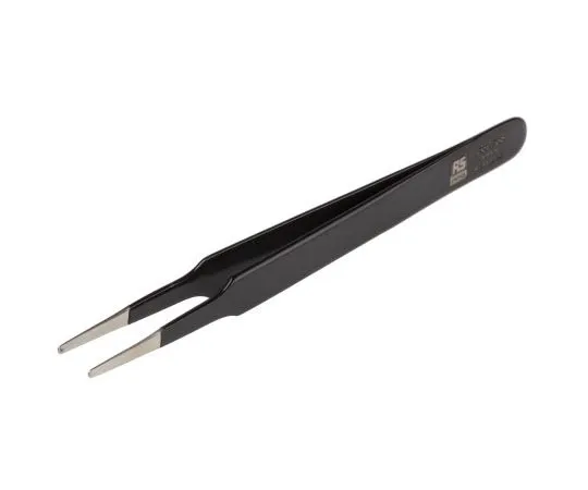 63-7366-87 RS PRO 120 mm, Anti-Magnetic Stainless Steel, ESD Anti-Acid Tweezers 136-9768