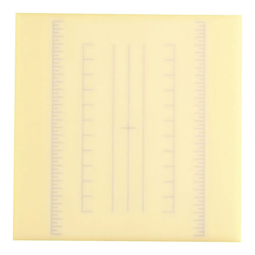 62-6434-54 Laminated Graduated Cutting Board Square M Yellow for Cooking