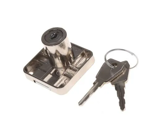 63-7501-43 Euro-Locks a Lowe & Fletcher group ******* Panel to Tongue Depth 24.5mm Nickel Rim Lock, Key to unlock 5956037