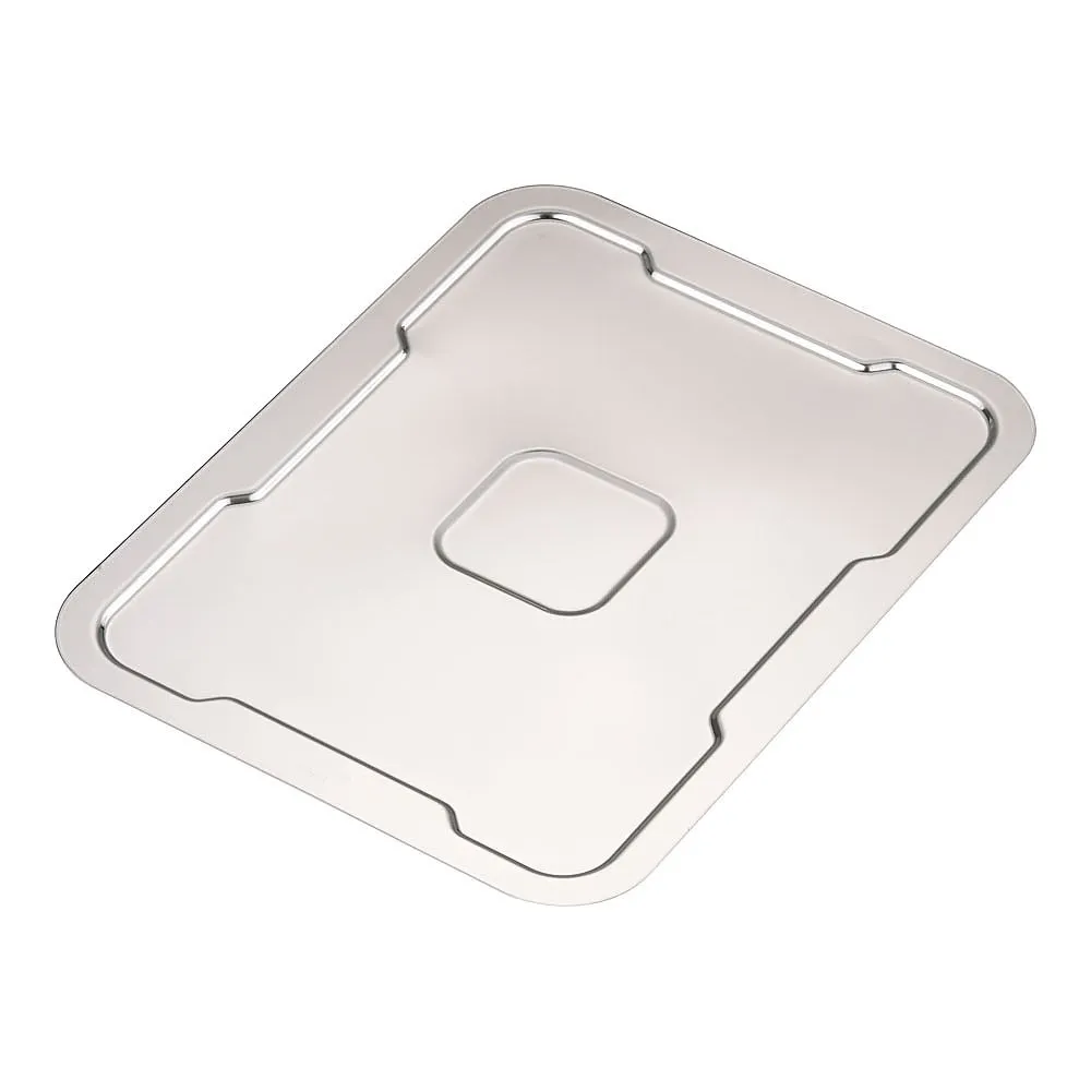 62-6368-88 TKG Stainless Steel Square Butt Lid for 10 Sheets (1 Sheet)