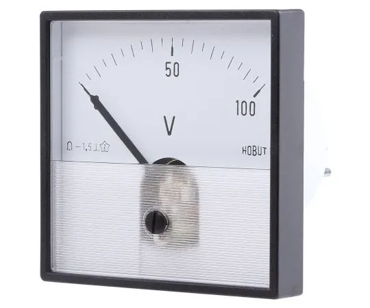 63-7488-79 HOBUT DC Analogue Voltmeter, 100V, 56 (Dia.) mm, PD721MCS100V/2-001