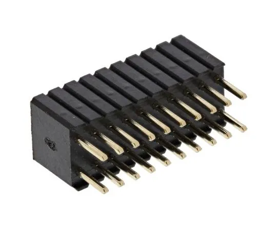 63-7449-26 RS PRO 1.27mm Pitch 20 Way 2 Row Straight PCB Socket, Through Hole, Solder Termination 251-4343