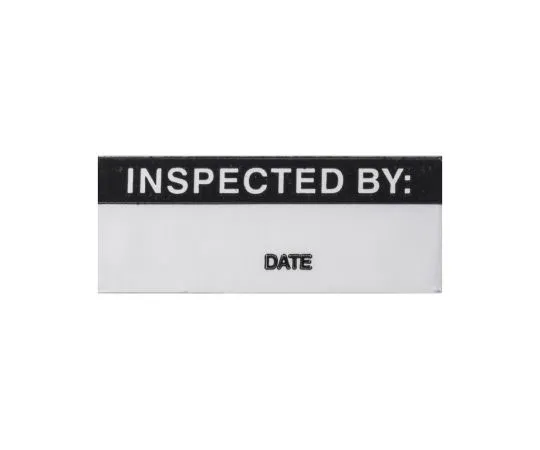 63-7547-64 RS PRO Adhesive Pre-Printed Adhesive Label-Inspected By-. Quantity: 140 445-3650