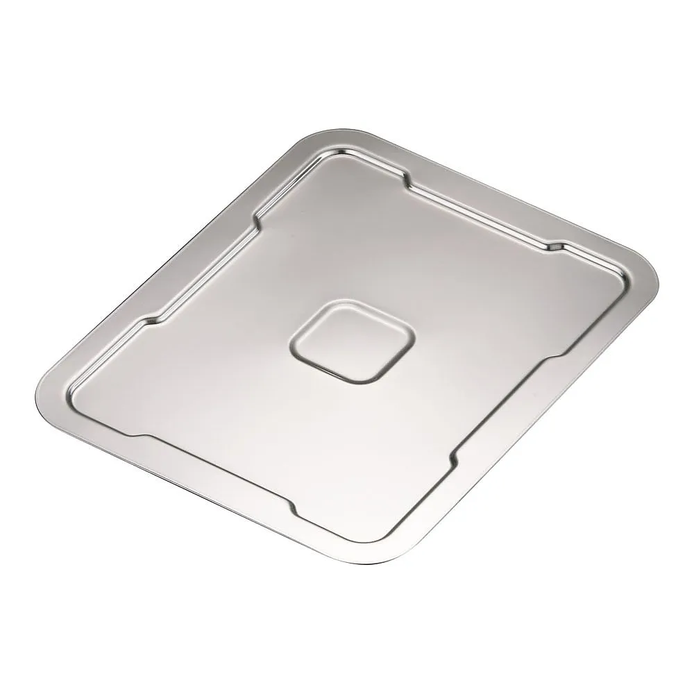 62-6368-90 TKG Stainless Steel Square Butt Lid for 15 Sheets (1 Sheet)