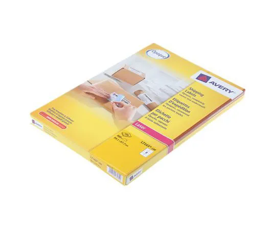 63-7469-70 Avery White Address Label, 99.1 x 67.7mm, Pack of 100 L7165-100
