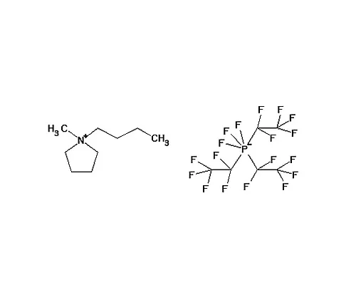 61-0324-10　［Discontinued］1-Butyl-1-Methylpyrrolidinium Tris(Pentafluoroethyl)Trifluorophosphate High Purity 491084 100G　4.91084.0100