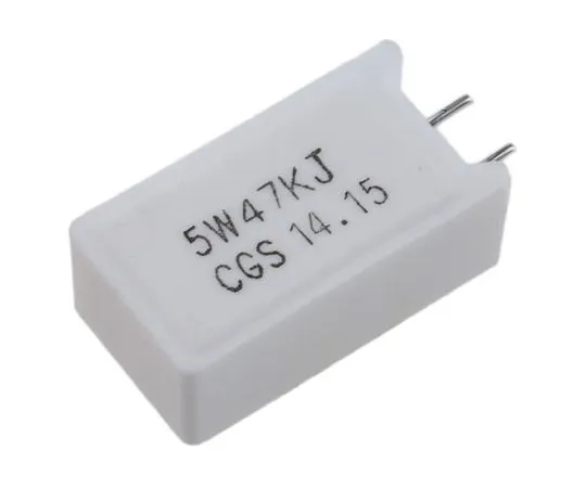 63-7419-52 TE Connectivity 47kΩ 5W Metal Film Fixed Resistor ±5% ±300ppm/°C SQMR547KJ