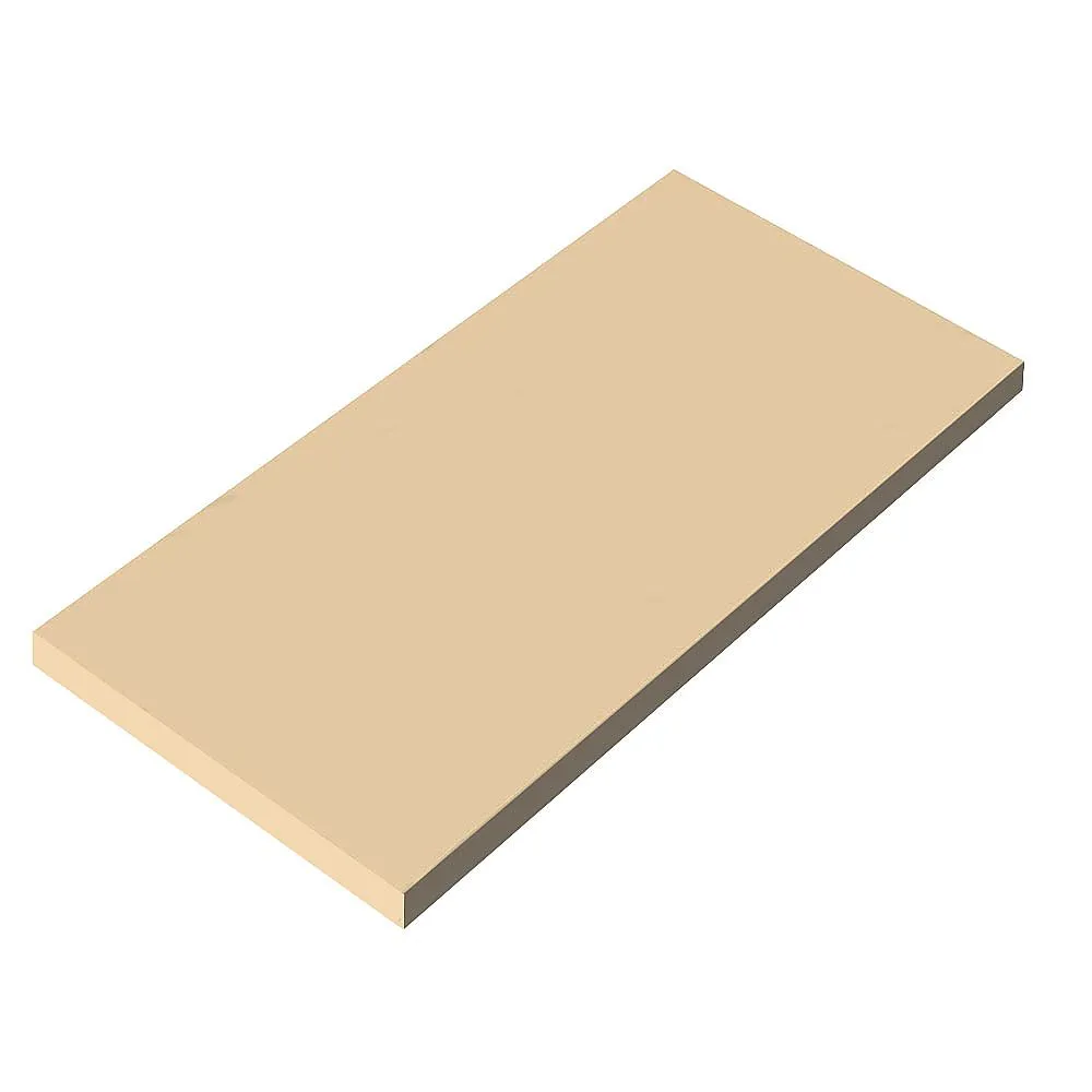 62-6425-33 Setouchi Single Color Cutting Board Beige 600 x 300 x H20mm K3