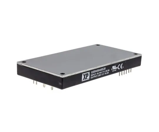 63-7393-48 XP Power QSB400 400W Isolated DC-DC Converter PCB Mount, Voltage in 18 → 75 V dc, Voltage out 28V dc QSB40048S28