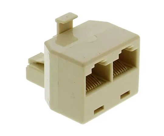 63-7412-18 RS Pro RJ45 Adapter, 2 Port 186-3105