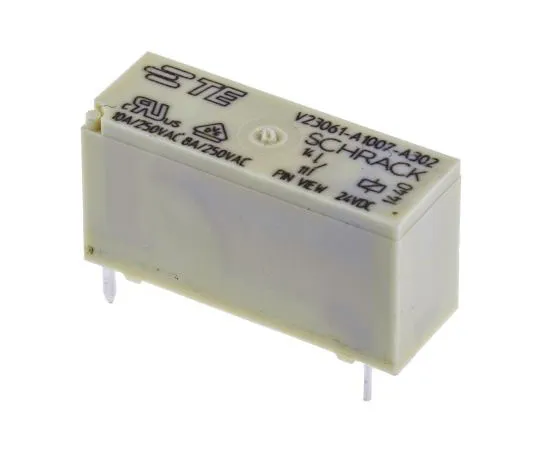 63-7451-95 TE ConnectivityMSR SPNO Non-Latching Relay PCB Mount, 24V dc Coil, 8A V23061A1007A302