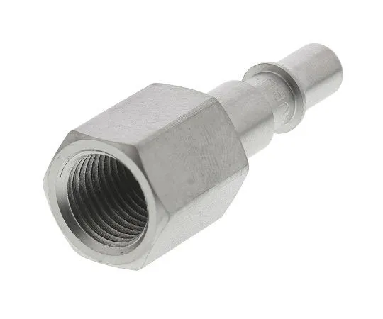 63-7450-37 Staubli Pneumatic Quick Connect Coupling Stainless Steel 1/4 in Threaded RBE 06.6101