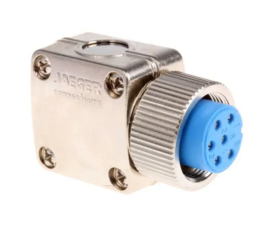 63-7467-09 Jaeger 6 Way Cable Mount MIL Spec Circular Connector Plug, Socket Contacts, MIL-DTL-5015 0429 540 06