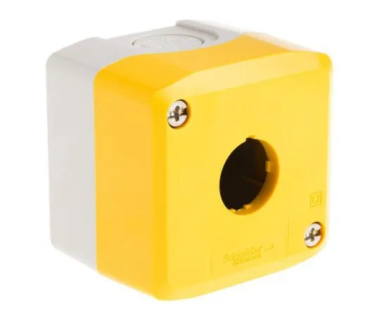 63-7498-70 Schneider Electric Harmony XALK Push Button Enclosure, 1 Hole Yellow, 22mm Diameter None Plastic XALK01