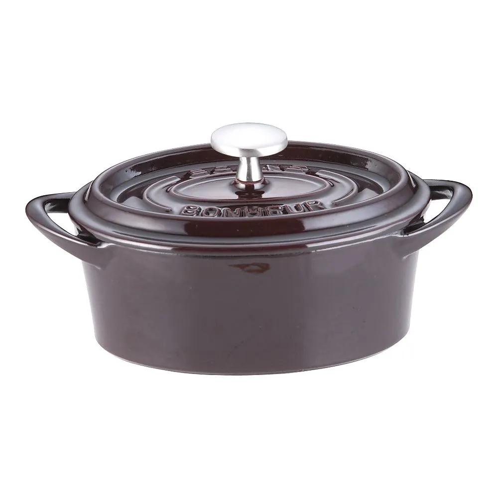 62-6349-04 Bon Bonaire Cocotte Oval 14 cm Obergin