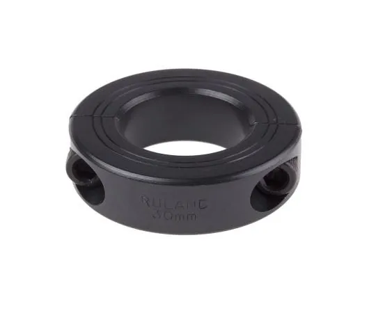 63-7403-96 Ruland Shaft Collar Two Piece Clamp Screw, Bore 30mm, OD 54mm, W 15mm, Carbon Steel MSP-30-F