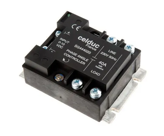 63-7394-75 Celduc 40 A Solid State Relay, Chassis Mount, Triac, 265 V rms Maximum Load SG444020