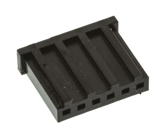 63-7438-38 TE Connectivity AMPMODU MOD II Female Connector Housing, 2.54mm Pitch, 6 Way, 1 Row 280360