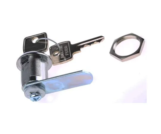 63-7501-31 Euro-Locks a Lowe & Fletcher group ******* Panel to Tongue Depth 20mm Nickel, Stainless Steel Chrome Plated Camlock, 2724032