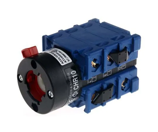 63-7502-24 Kraus & Naimer, SP 6 Position 60° Rotary Switch, 690 V, 20 A, Rotary Knob Actuator CHR10A233/GBA001 * FT