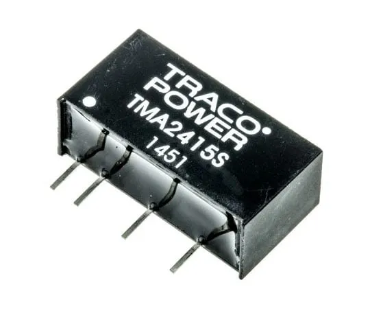 63-7415-68 TRACOPOWER TMA 1W Isolated DC-DC Converter Through Hole, Voltage in 21.6 → 26.4 V dc, Voltage out 15V dc TMA 2415S