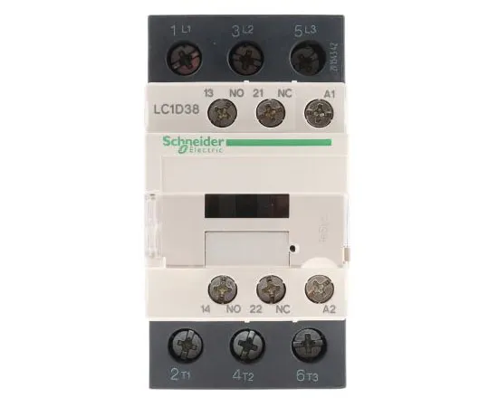 63-7527-68 Schneider Electric 3 Pole Contactor, 38 A, 400 V ac Coil, TeSys D, 3NO, 18.5 kW LC1D38V7