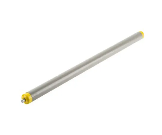 63-7432-28 Interroll PVC Round Spring Loaded Conveyor Roller 20mm x 400mm 11AYS20C03
