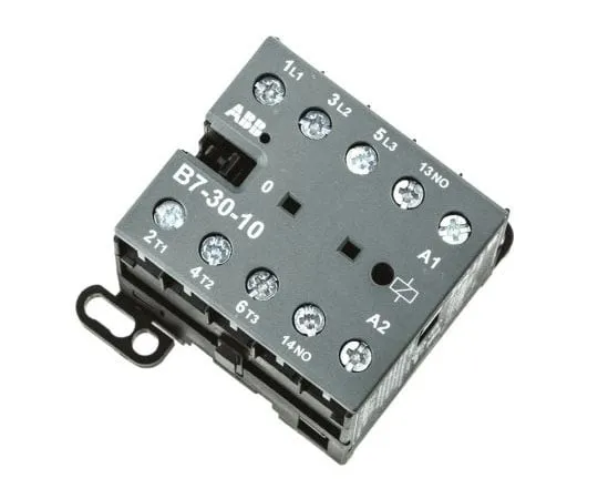 63-7547-38 ABB 3 Pole Contactor, 9 A, 24 V ac Coil, B Range, 3NO, 5.5 kW GJL1311001R0101 B7-30-10-01