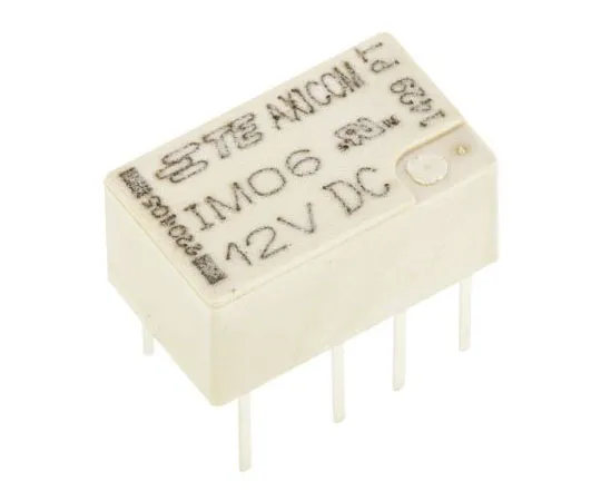 63-7536-24 TE ConnectivityIM DPDT Non-Latching Relay PCB Mount, 12V dc Coil, 2A IM06TS