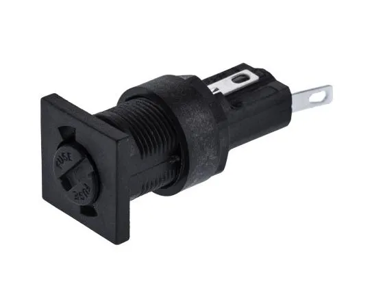 63-7504-09 Bulgin FX0359 Series 16A Slotted Cap Panel Mount F*** Holder for 5 x 20mm F***, PC2 FX0359