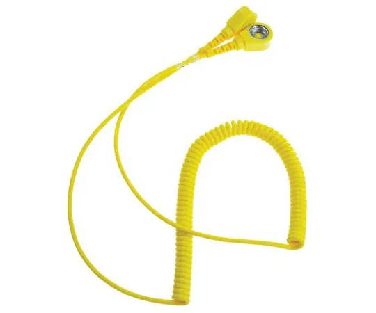 63-7471-88 Connecting ESD Grounding Cord 10mm, 1.8m Coiled 291-9489