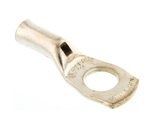 63-7486-48 TE Connectivity XCT Series Uninsulated Tubular Ring Terminal, 10mm Stud Size, 16mm² to 16mm² Wire Size 710030-7