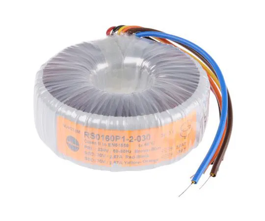 63-7432-63 2 Output Toroidal Transformer, 160VA, 2 x 30V ac 0160P1-2-030