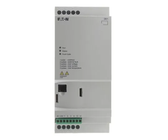 63-7388-82 Eaton Variable Speed Starter, 3-Phase In, 60Hz Out 7.5 kW, 480 V ac with EMC Filter, 16 A DE11, IP20 180669 & DE11-34016FN-N20N