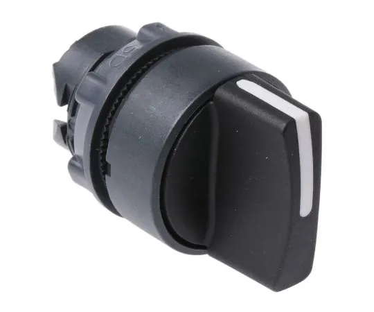 63-7498-85 Schneider Electric Harmony XB5 3 Position Selector Switch Head Standard Handle Black Spring Return to Centre ZB5AD5