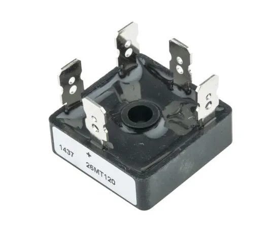 63-7435-80 Vishay VS-26MT120, 3-phase Bridge Rectifier, 25A 1200V, 5-Pin D 63 VS-26MT120